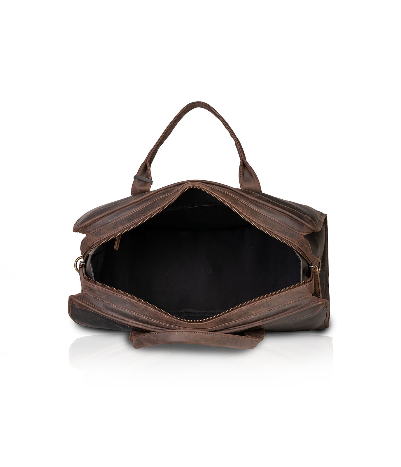 Black + Brown Hunter Elegant Duffel Bag