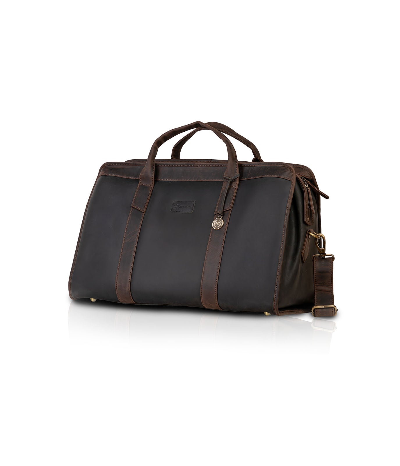Black + Brown Hunter Elegant Duffel Bag