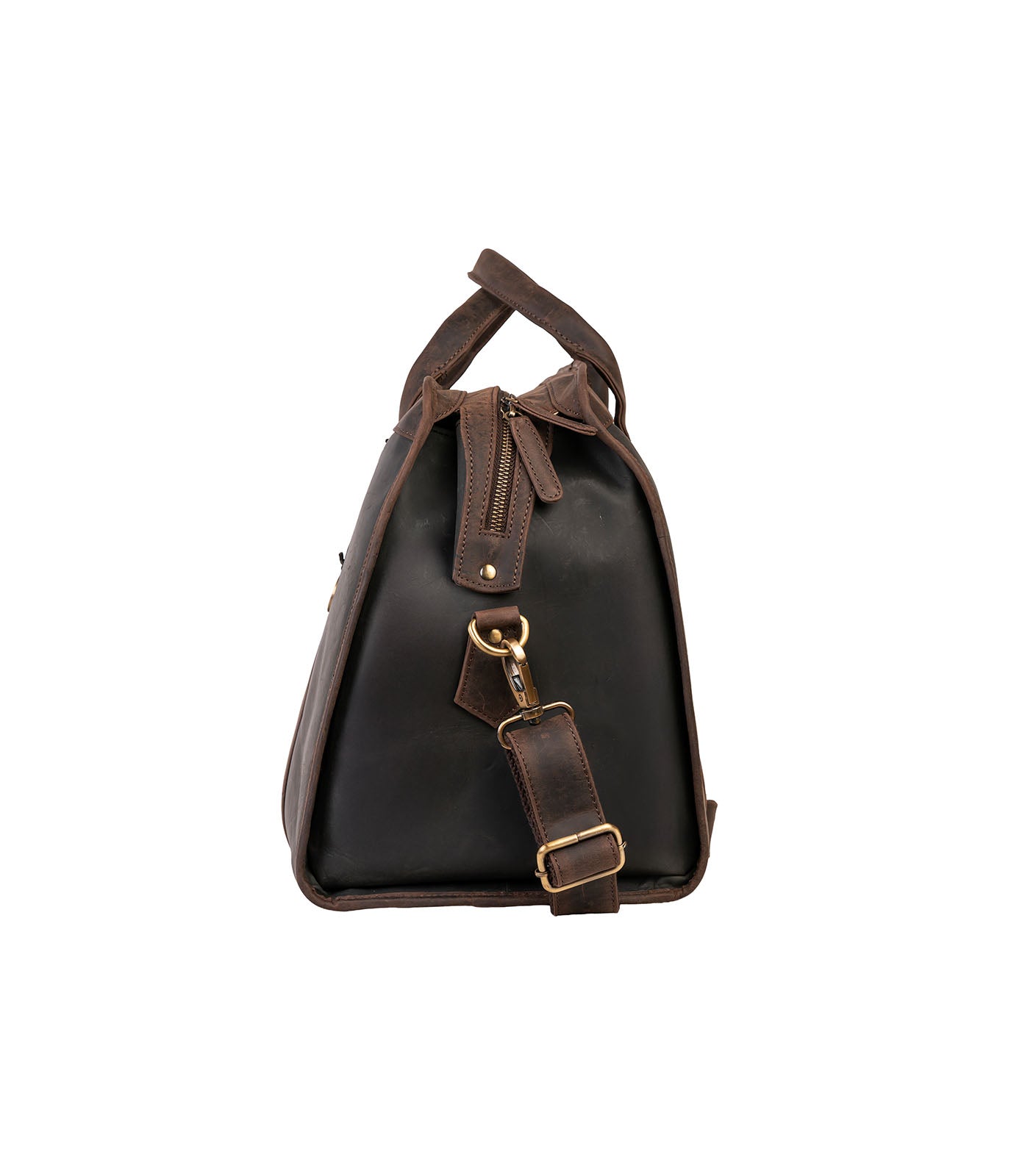 Black + Brown Hunter Elegant Duffel Bag