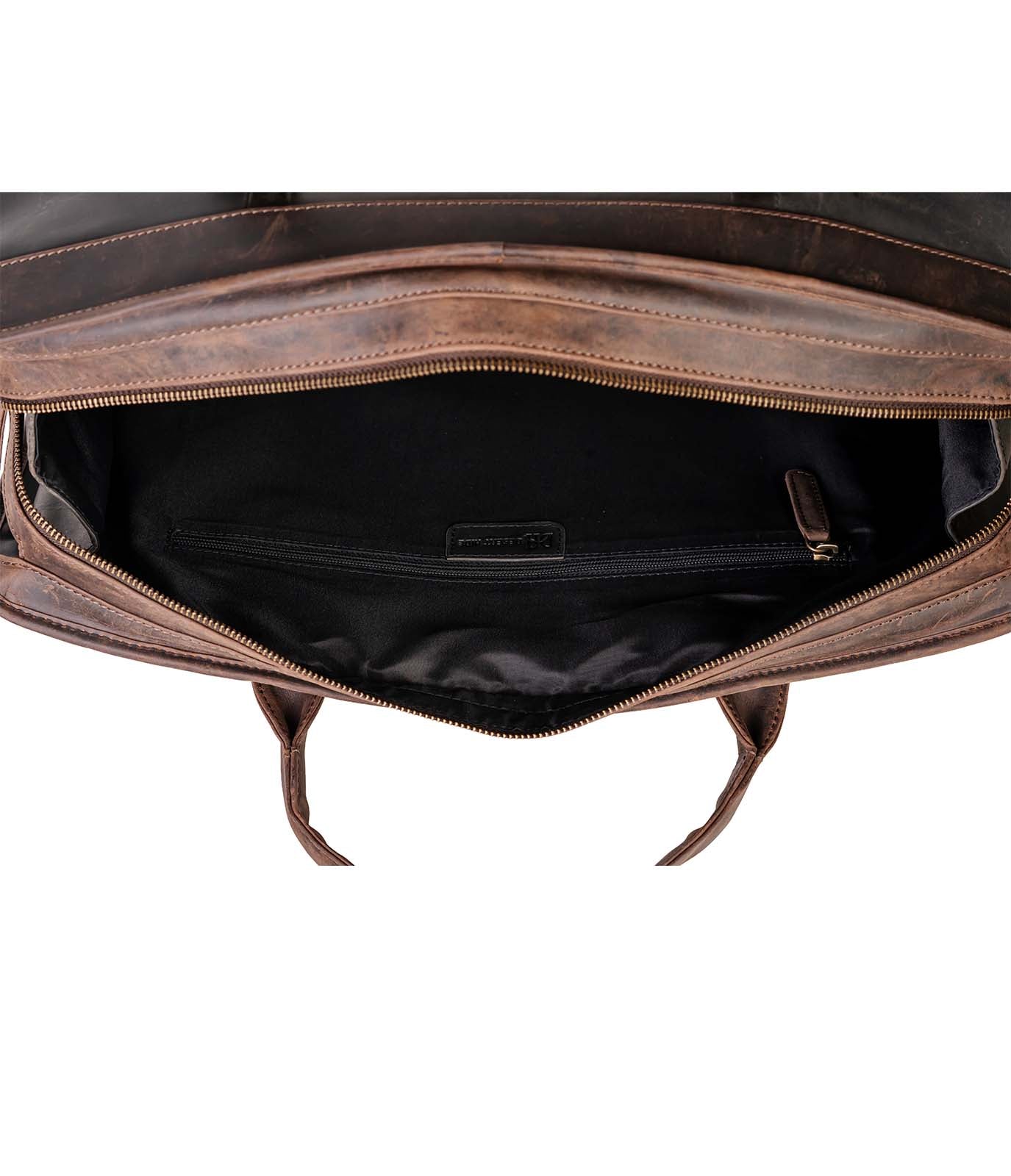 Black + Brown Hunter Elegant Duffel Bag