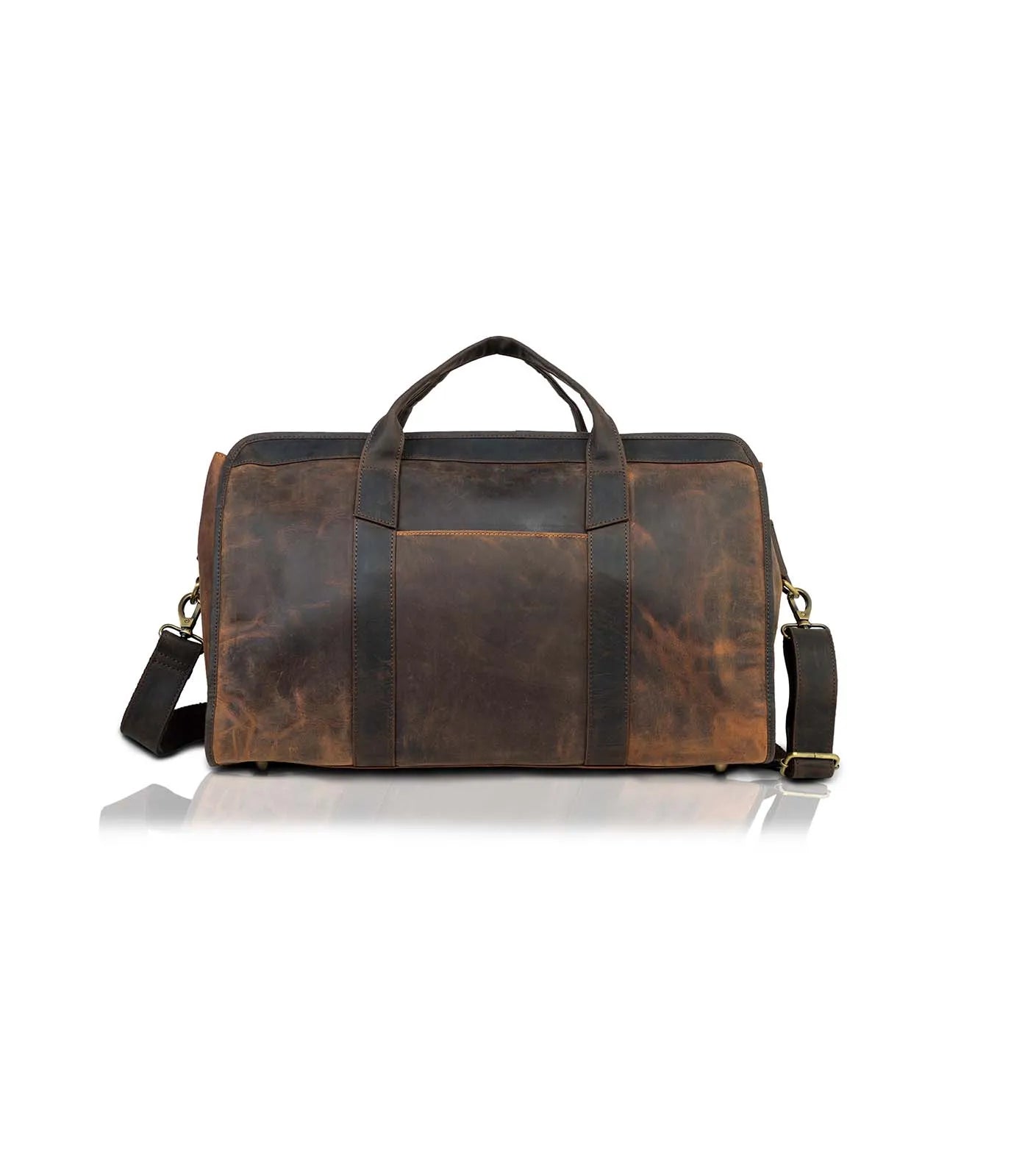 Tan + Brown Hunter Elegant Duffel Bag