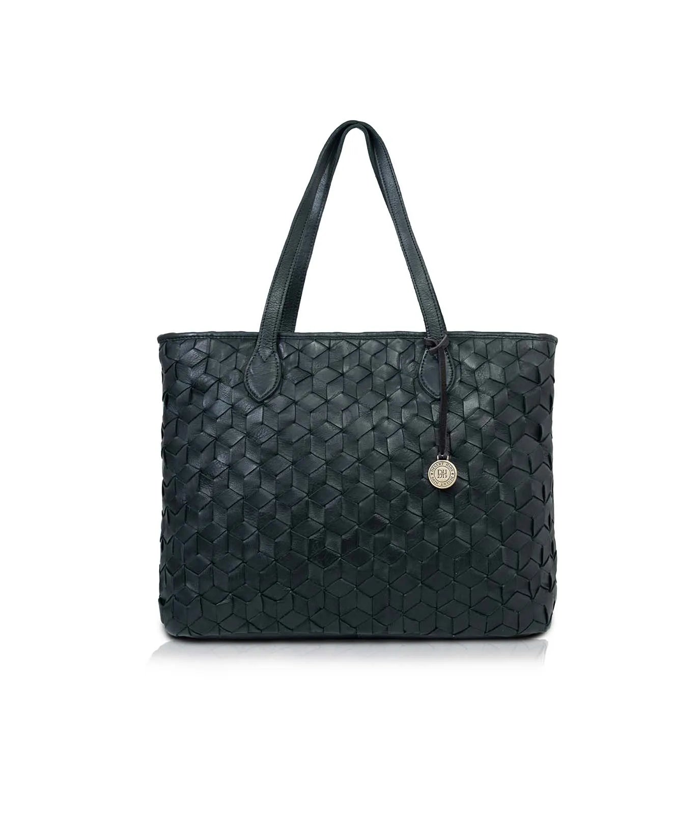 Black Washed Premium Leather Tote Bag